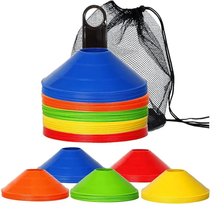 Wholesale 50 Pack Soccer Cones Disc Cone Sets with Holder and Bag for TrainingField Cone Markers Football