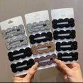 Vintage Style Crystal Bobby Pins with Rhinestone Diamond Charm Elegant Hair Accessories