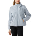 Winter Outdoor Running Hiking Windproof Waterproof Stand Collar Gym Fleece Sports Jacket Zipper Pockets Women Windbreaker