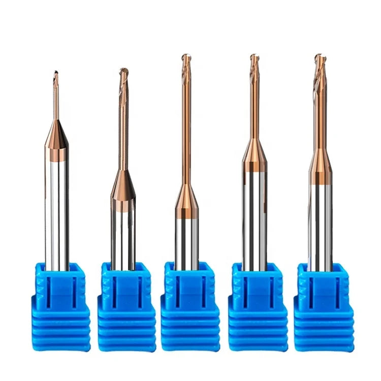 Jinchuan ODM/OEM Customizable Hot Sale 2-Fluted Steel CNC Router Bit Long Neck Ball Nose Carbide End Mill for Milling Cutter