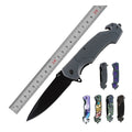 2025 Custom OEM New VG10 G10 Outdoor Folding Pocket Titanium EDC Hunting Knife EDC Stainless Steel Handle Wholesale Knife