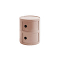 RY520 Nordic Round Bedside Table Plastic Creative Small Cabinet Simple Bedroom Storage Storage Side Cabinet