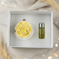 Stocked Home Decoration Handmade Porcelain Peony Flower Scented Ceramic Aroma Plaster Air Freshener Essential Oil Diffuser