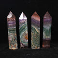 Healing Stones Wands for Meditation Therapy Home Office Decor Natural Fluorite Crystal Points Wand