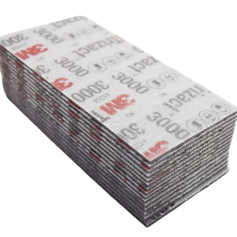 3M Pyramid Sponge Sandpaper 6 Inch 3000 Mesh Polished Car Paint Superfine Grinding Beauty