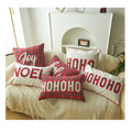 Innermor Santa Christmas 100% Polyester Woven Embroidery Geometric/Striped Plaid Red Gift Luxury Customized Portable Bedroom