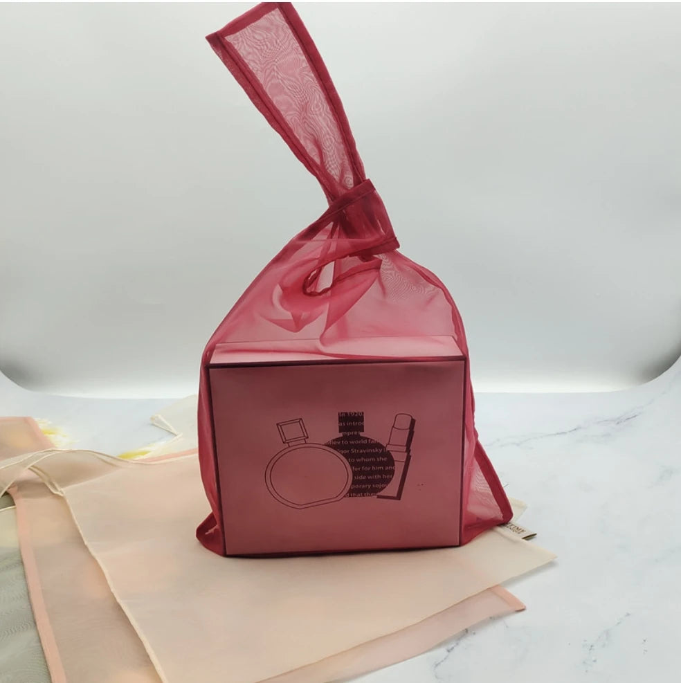 Soft and fairy Looking Organza Hair Package Bags Packing Bags