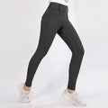 Women Full Seat Silicone Equestrian Breeches Black Horse Riding Leggings Jodhpurs With Phone Pocket Equestrian Clothing