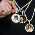 Memory Pendant Waterproof 18K Gold Plated S925 Moissanite Photo Pendant Ready to Ship