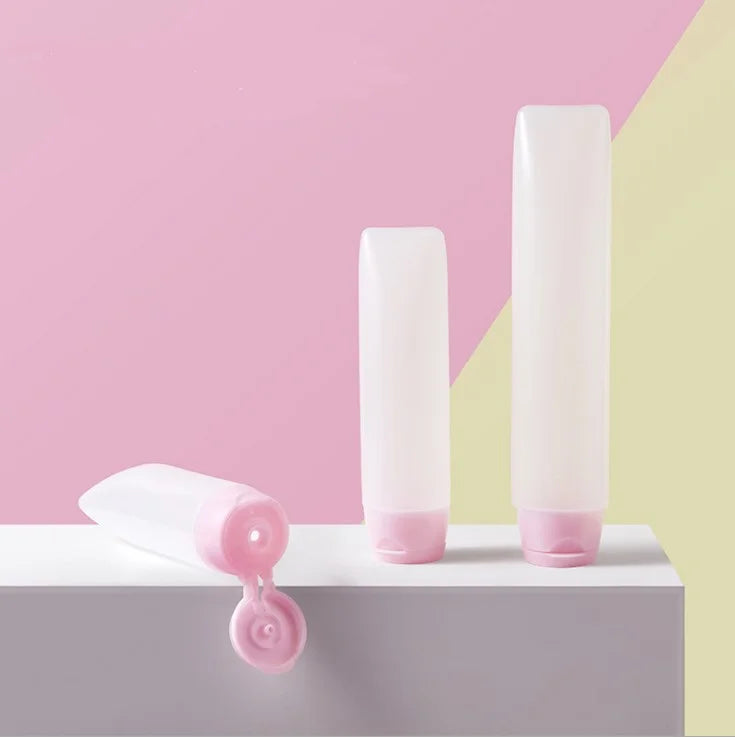 Special Shape 30ml 50ml White Empty Plastic Squeeze Soft Tube for Lip Gloss & Facial Cleanser Cream Packaging