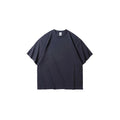 320 Grams 100% Cotton Wash Solid Oversized Streetwear Teens Skating Short Sleeve O-Neck Unisex Jersey Anti-Pilling Breathable