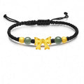 China 18K 25K Escape Princess Bowknot Lucky Red Rope Bracelet Beads Gold Carrying Strap