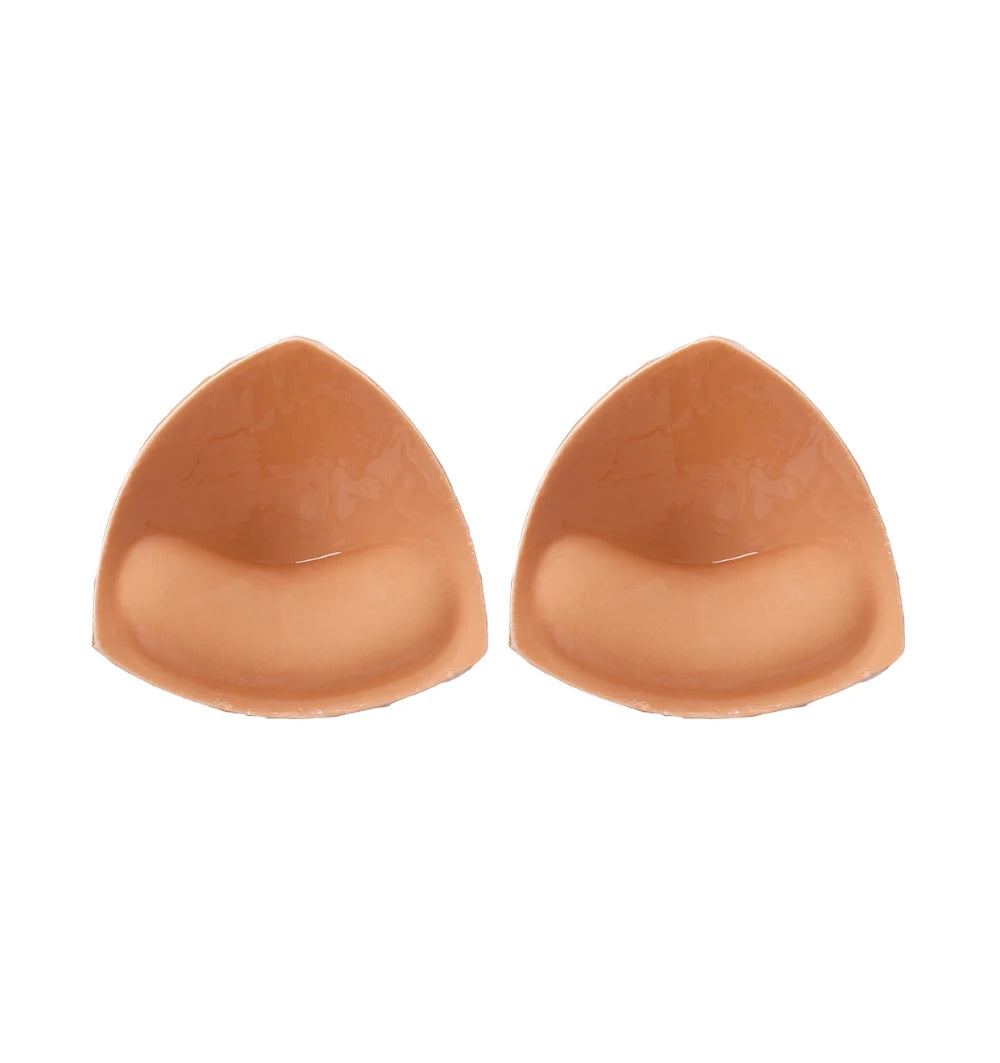 Triangle Sticky Double Sided Adhesive Silicone Soft Breast Bra Pad for Women