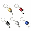 Wholesale Six Speed Manual Transmission Shift Lever Keychain Automotive Part Car Gift Key Chain Ring