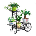 Wholesale Powder Coated Metal Display Garden Pot for Wedding Decoration and Home Use Flower Stand for Flowers