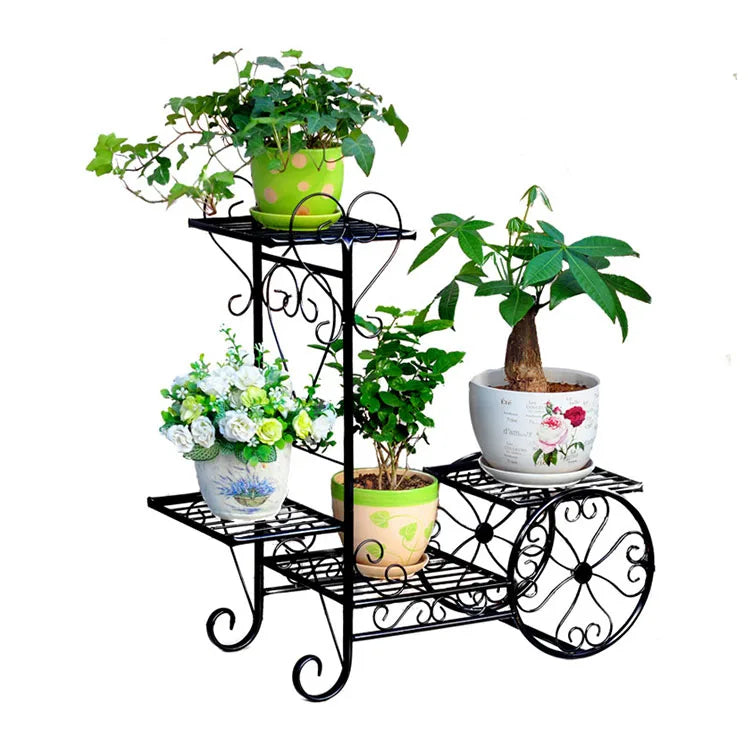 Wholesale Powder Coated Metal Display Garden Pot for Wedding Decoration and Home Use Flower Stand for Flowers
