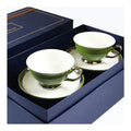 Factory Price Customizable logo Color Coffee Cup and Saucer Fine Porcelain Coffee Tea Cup Set Arabic Coffee Cup Gift Set