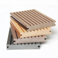 Eco-friendly Modern Anti-slip Waterproof Brushed Wpc Decking for Outdoor Engineered Wood Flooring 140X30mm