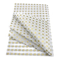 Custom Logo Gold Printing Packaging Wrapping Tissue Paper 17gsm for Clothes and Shoes Packaging