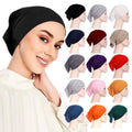 Instant Stretchy Modal Tube Bamboo Jersey Undercap Inner Hat Turban Headband Elastic Cap Cotton Material
