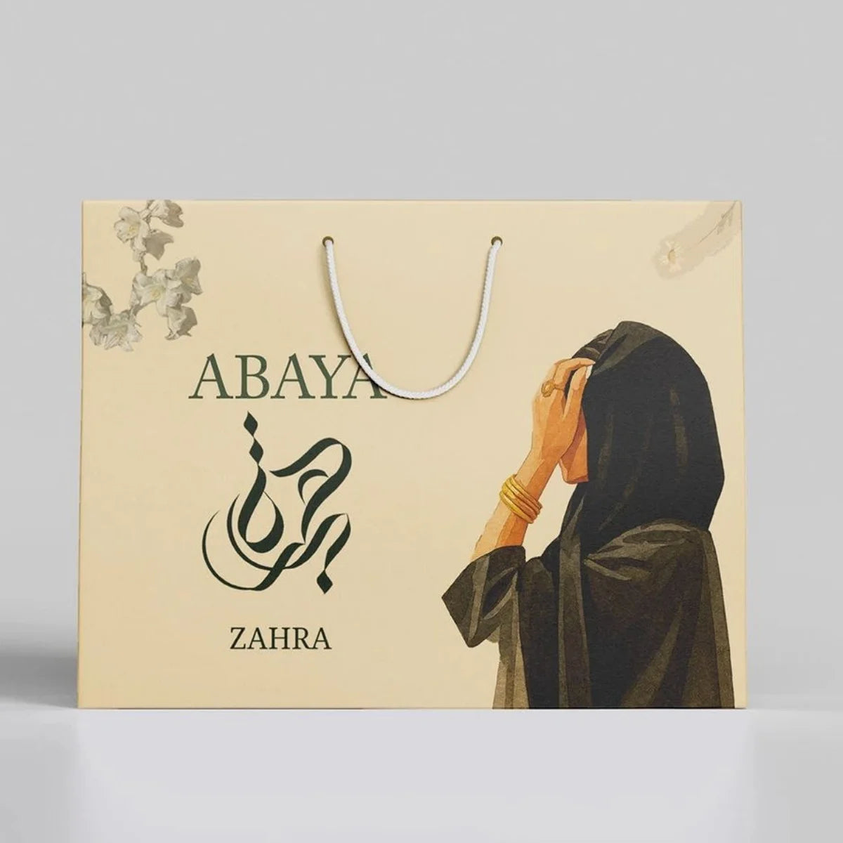Boutique Custom Brand pink Cardboard Paper Bag with Ribbon Handle for Clothing Jeans Shoes