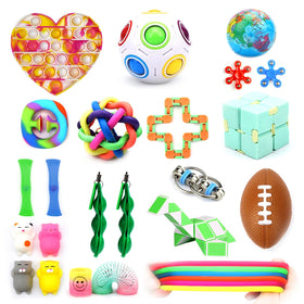 0063 Hot Selling ASTM EN71Custom Logo Packaging Fidget Toys Pack Anti Stress Reliever Autism Sensory Fidget Toys Set