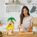Cute Monkey Banana Tree Keeper Bamboo Sturdy Standing Type Multifunctional Hook Hanger Holder Stand Kitchen Countertop Great