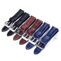 Top Layer Cow Leather Watch Bands Croco alligator Durable Genuine Leather Watch Straps Replacement for Panera 22 24 26mm