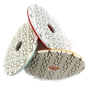 New Design 100mm 4 Inch Diamond Buffing Flexible Dry Polishing Pads for Stone for Concrete Marble Granite Sanding Grinding OEM