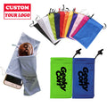 Printing Logo Soft Pouch Custom Logo Black Microfiber Glasses Bag Eyeglass Cases Sunglasses Pouch with Logo
