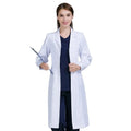 Cotton Polyester Lab Coat Wholesale White Hospital Working Medical Coat Nurse Doctor Uniform with Custom Embroidered Logo