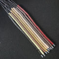 50pcs/String Pre-Loaded Micro Rings Links Beads Silicone Lined Beads for Hair Extensions Tool