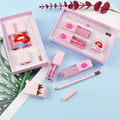 Wholesale Vegan 2 Pcs Lipgloss Oil and Lipliner Kit Custom Lip Gloss Private Label Lip Oil and Liner Set Kit with logo