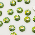 Wholesale 1440 Pcs One Bag Peridot ab Non Hot Fix Rhinestone Flat Back Glass Crystal