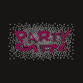 Bling Cheer Picture Design Crystal Rhinestone Transfer Round Iron-on Motif Flatback Hot-Fix 10/12 Facets Custom Design for Bags