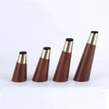 18cm Furniture Wooden Legs With Brass End Caps Tapered for Sofa Cabinet Legs SL-213