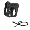 Molle Dog Clothes Tactical Elastic Dog Leashes Vest Dog Harness Set