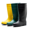 Anti-slip Safety Boots Rain Boots Gumboots Black Adult Unisex Agricultural High Boots Steel Toe PVC Factory Use Men