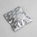 Custom LOGO Printing Mylar Packaging Aluminum Silver Matte Packing Clothing WaterProof Plastic Handle Bag