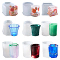 HY Large Pen Storage Holder Silicone Mold Resin DIY Epoxy Resin Concrete Molds Candle Holder Pot Mold MegaBDM