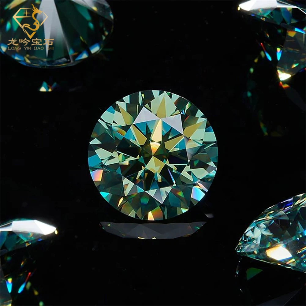 Wholesale Price Large Quantity Spot Bulk Moissanite Colored Gemstones VVS Diamond GRA Certification