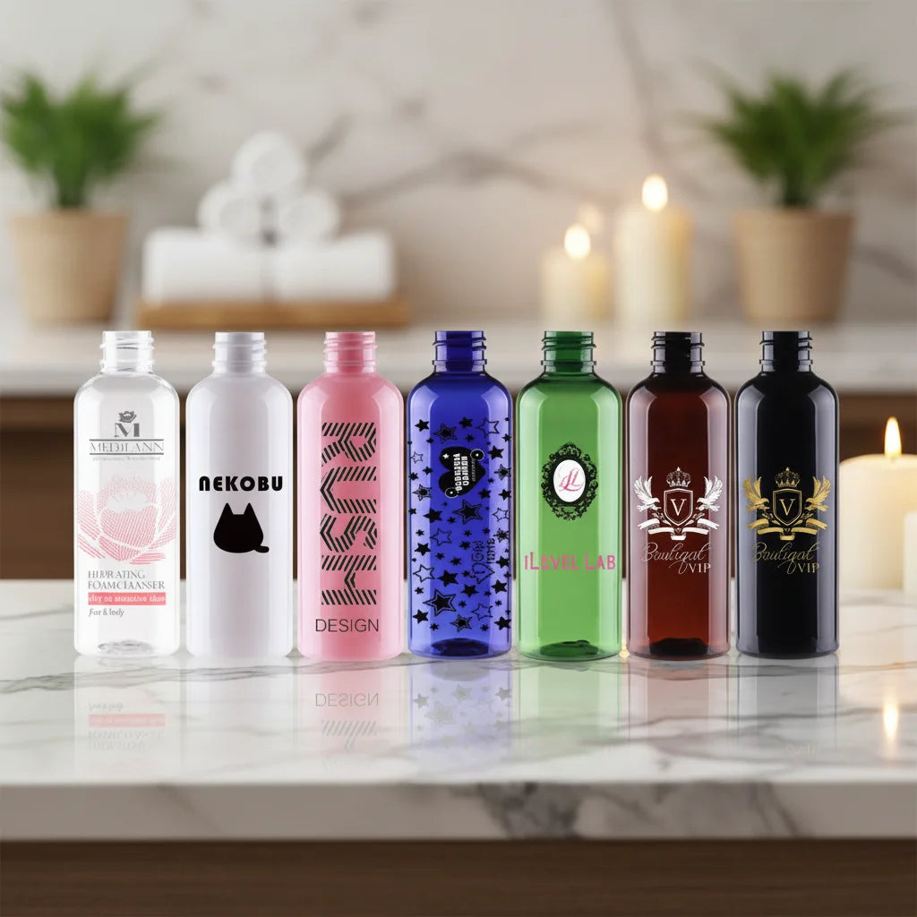 Wholesale Empty Plastic Lotion Bottle Customized 120ml Plastic Bottle with Flip Top Cap