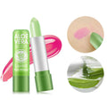 Private Label Aloe Vera Lipstick Color Changing Lip Balm Repair Moisturizing Waterproof Crack Resistant Warm Change Lipstick