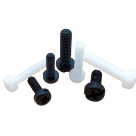 Professional Manufacturer's M2 M2.5 M3 M4 M5 Crosshead Nylon Screws Phillip Transparent Plastic Screw Metric System