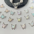 Double Layer Hollow Zinc Alloy butterfly  Pendant Charms