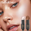 Customize Logo Foundation&Contour&Highlighter&Blush Stick with Brush Private Label Shimmer Highlighter Stick