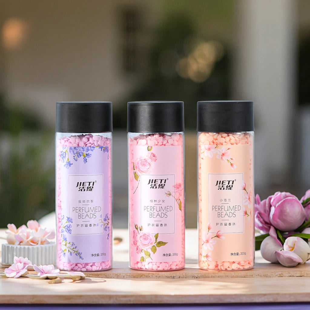 200 Grams Eco-Friendly Apparel Solid Perfume Laundry Scent Booster Beads with Lavender Fragrance