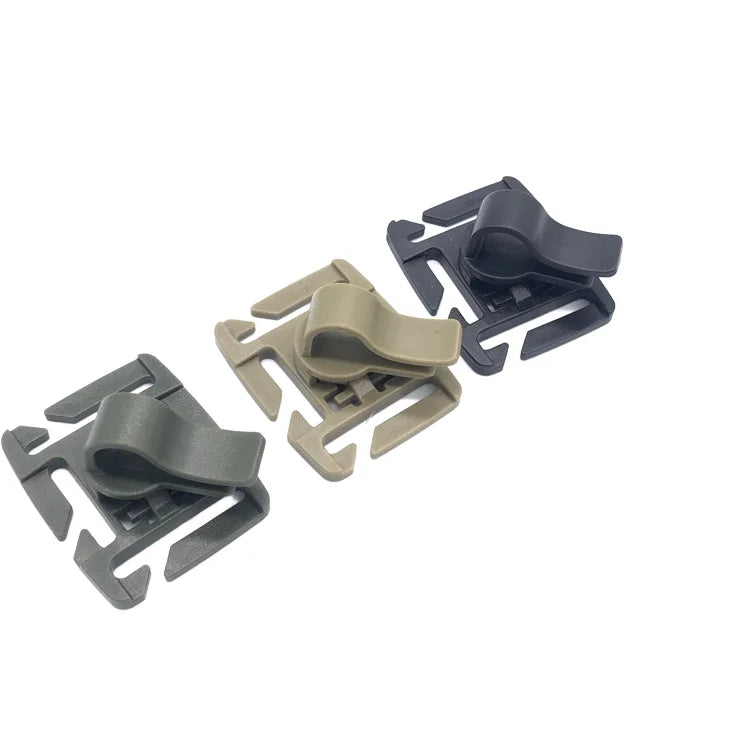 Outdoor Backpack Accessories Hydration Pack Water Bladder Bag Drink Tube Clip Hiking Backpack Buckle Drinking Tube Clips Holder