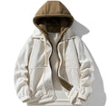 Wholesale Corduroy Custom Autumn Winter Youth Loose Comfortable Baseball Jacket Hooded Jacket for Men