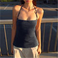 2026 Summer Backless Halter Tank Top